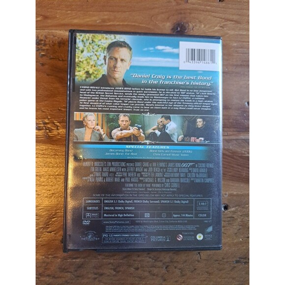 Casino Royale James Bond 007 (DVD, 2-Disc Widescreen Edition) - Picture 2 of 3
